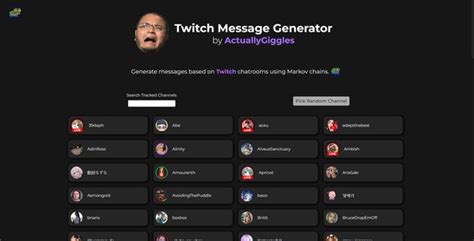 twitch message generator